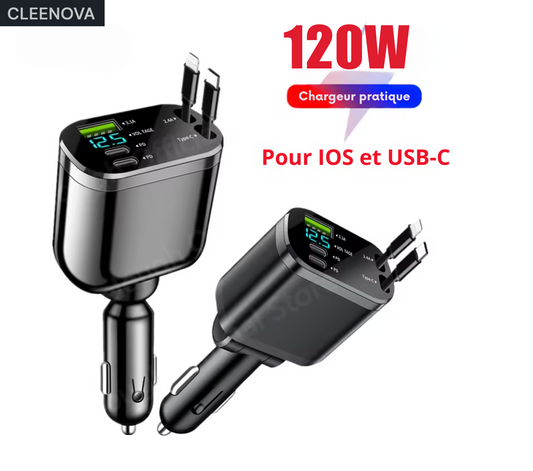 Chargeur de voiture tout-en-un