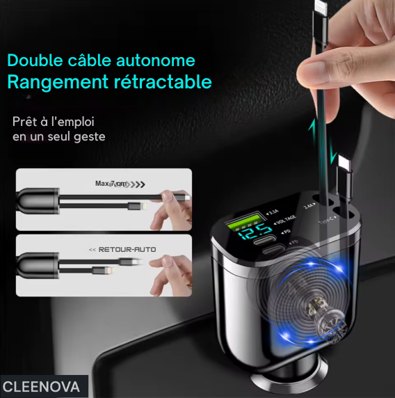 Chargeur de voiture tout-en-un