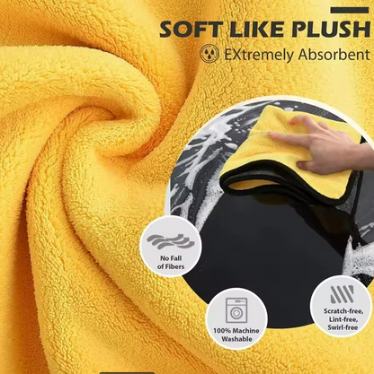 Chiffon microfibre ultra-absorbant
