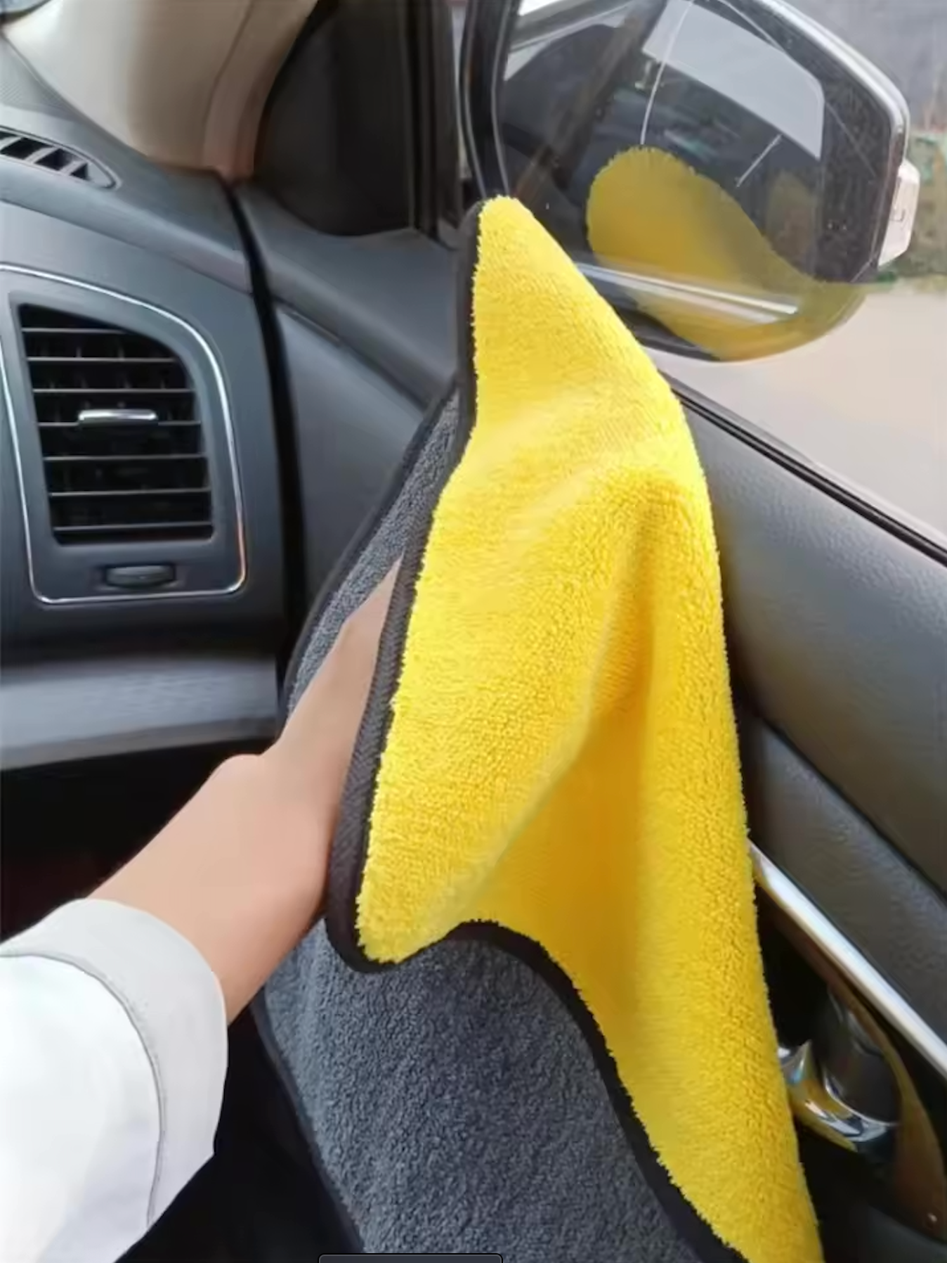 Chiffon microfibre ultra-absorbant